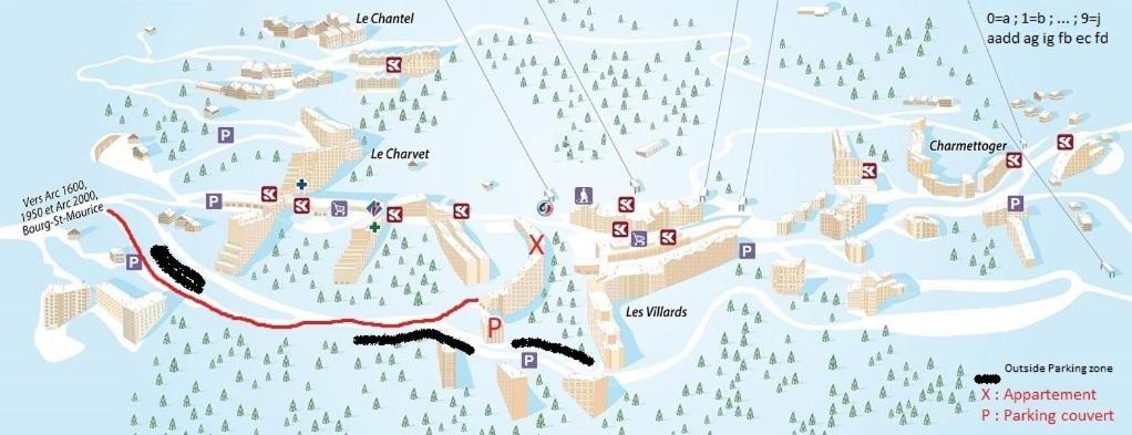Les Arcs 1800, Nova 2, 6 Pers, Parking Couvert Gratuit Buitenkant foto